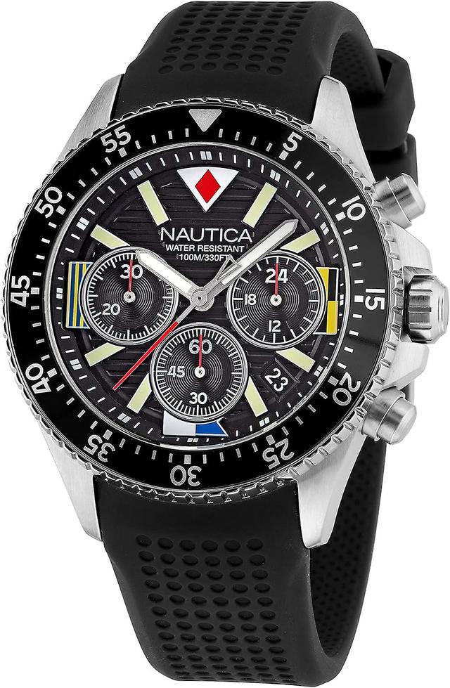 Nautica Men's Watch NAPWPS301 Black on Productcaster.