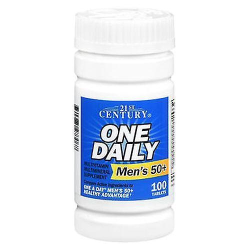 21st Century One Daily Men's 50+ Multivitamin Multimineral, 100 Tabs (Pack of 4) on Productcaster.