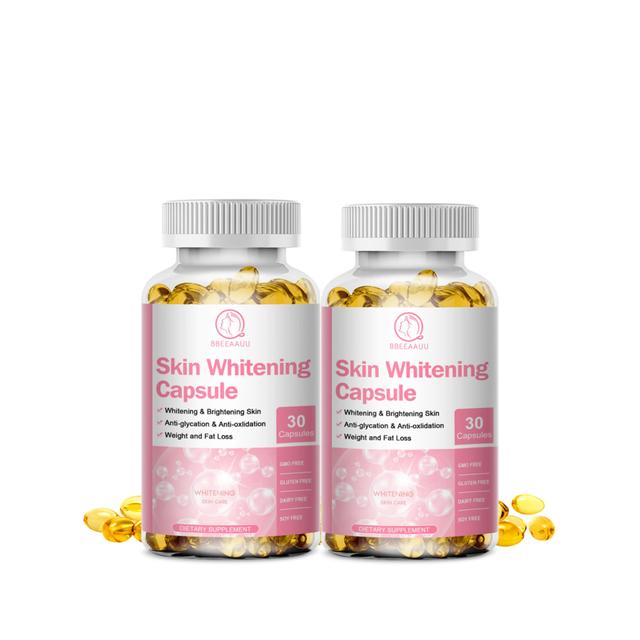 Tib 200mg Glutathione Skin Care Capsules Antioxidant Improve Skin Dull Moisturizing Protect The Liver Clean The Liver Tib 2bottle of 30pcs on Productcaster.