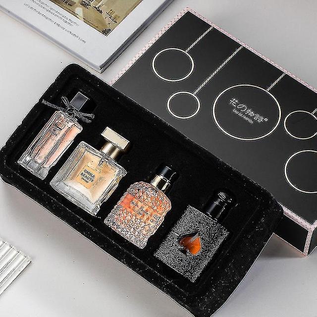 Flower Women's Perfume Set Eau De Opium Reversed Perfume Three-piece Set Huayi four-piece set 100ML on Productcaster.