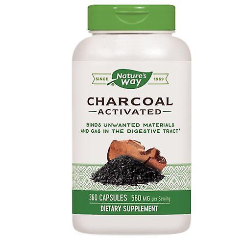 Nature's Way Charcoal Activated, 360 Caps (Case of 3) (Pack of 3) on Productcaster.