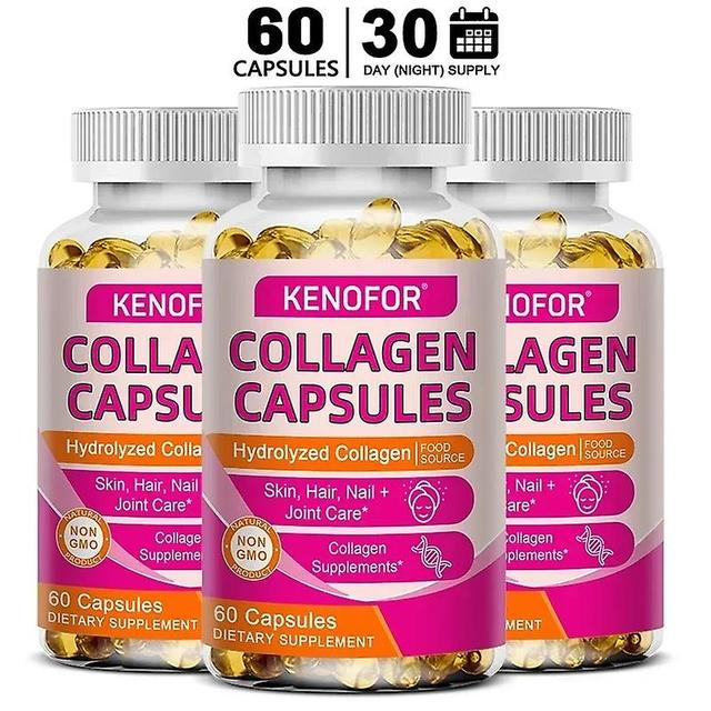 Capsules de collagène hydrolysé Sofirn Kenofor, supplément de collagène qui soutient la santé de la peau, des cheveux et des ongles et qui est sans... on Productcaster.