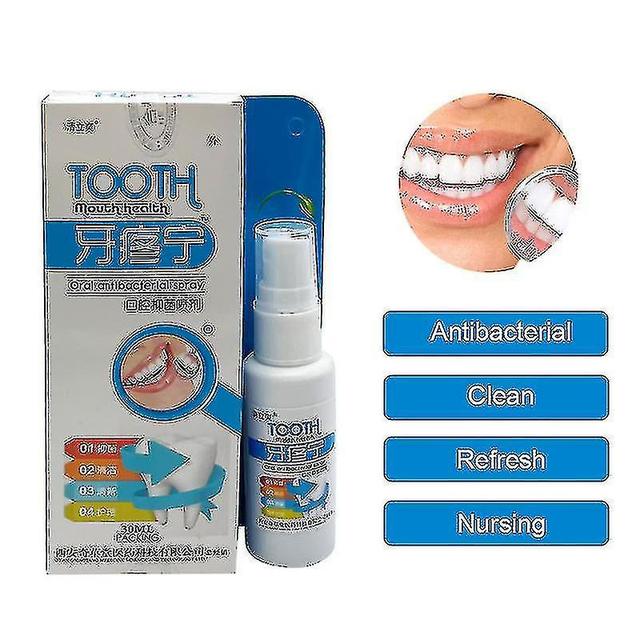 Tib 30ml Chinese herbal tooth orale spray voor kiespijn zweren en whitening antibacteriële mond gezondheidszorg speciale medische druppels on Productcaster.