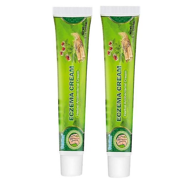 2pcs Psoriasis Antibacterial Cream Dermatitis Eczematoid Ointment Effective Anti-itch Chinese Herb M on Productcaster.