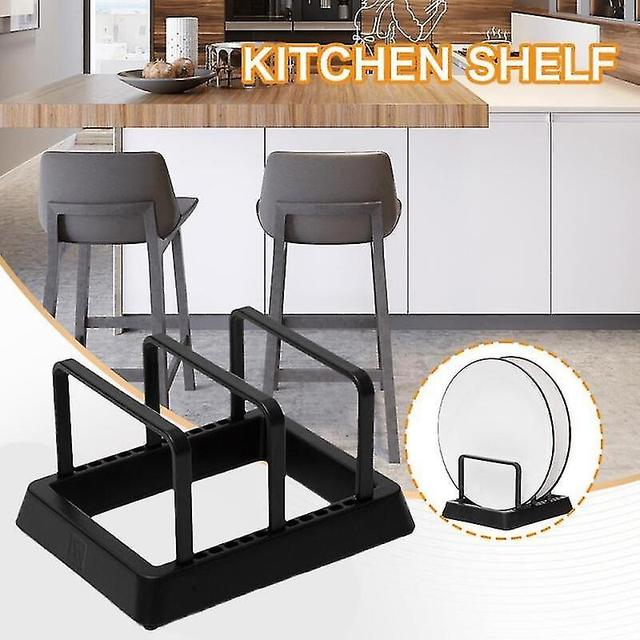 Metal Pot Lid Holder Storage Rack Chopping Board Organizer Towel Holder Rac on Productcaster.