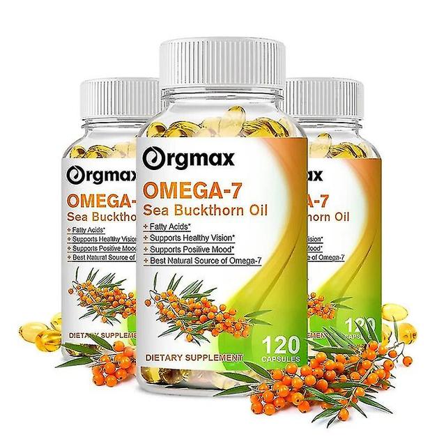 Orgmax Omega 7 Olivello Spinoso Capsule Acidi Grassi Vitamina Minerali Sollievo Occhi Affaticamento Boost Visione Pelle Salute Cardiovascolare 120 ... on Productcaster.