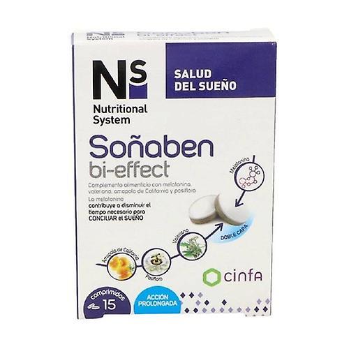 N&S Soñaben bi-effect melatonin 1.85mg 15 tablets on Productcaster.