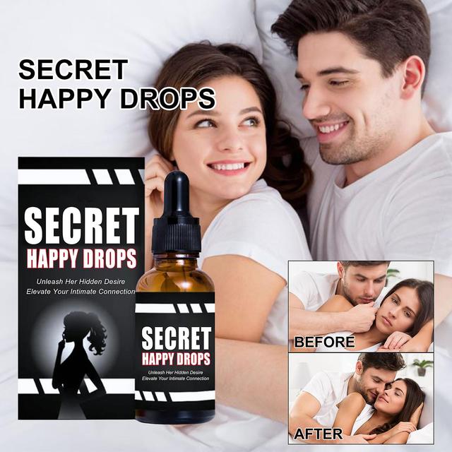 30ml Secret Happy Drops For Women Men, Enhancing Sensitivity Pleasure Promoting Relaxation Oral Drops Happy Hormones Drops 1pc on Productcaster.