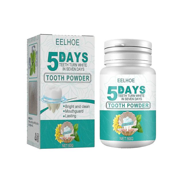 Leke Eelhoe 5-day Beauty Tooth Powder Whitening And Cleaning Teeth Smoke Stains To Remove Dirt Fresh Oral Plaque Cleaning Tooth Powder on Productcaster.