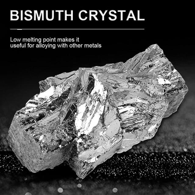 Gift 100g Bismuth Metal Ingot Chunk 99.99% Pure Crystal for Making Crystals on Productcaster.