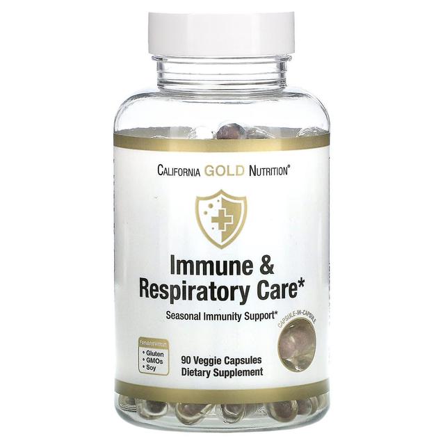 California Gold Nutrition, Immune & Respiratory Care, 90 Veggie Capsules on Productcaster.