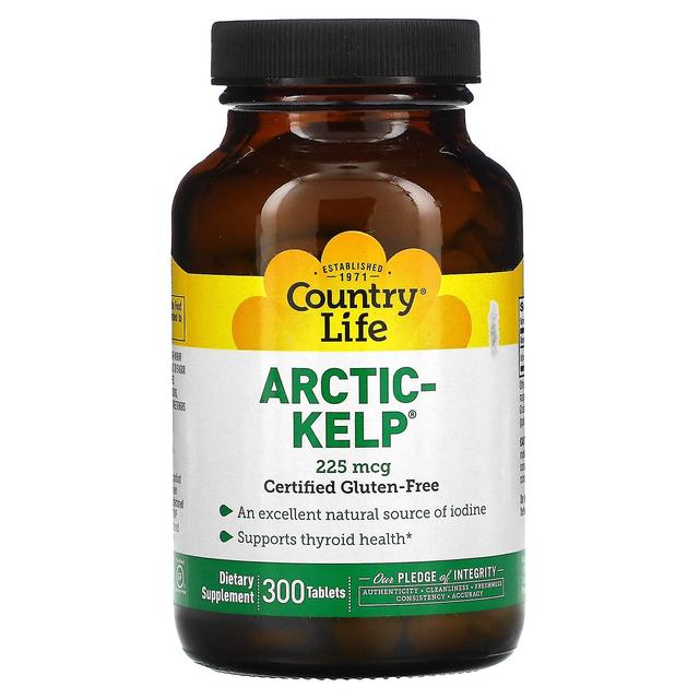 Country Life Landliv, Arctic-Kelp, 225 mcg, 300 tabletter on Productcaster.