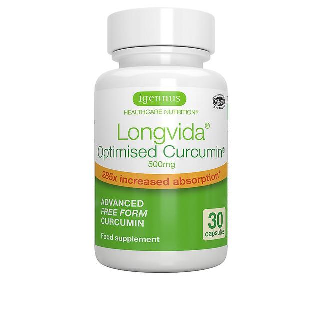 Igennus longvida optimerade curcumin 500mg 30's on Productcaster.