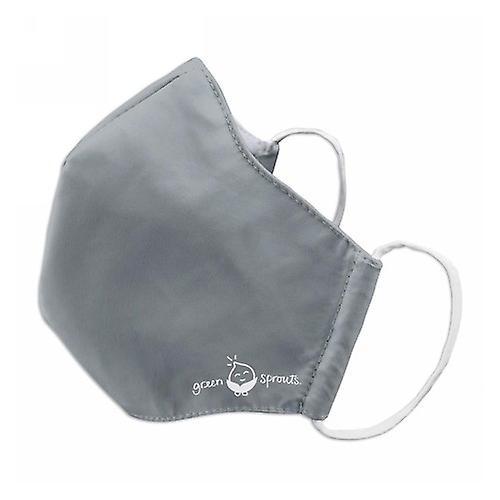 Green Sprouts Reusable Adult Face Mask Medium Gray, 1 Count (Pack of 1) on Productcaster.