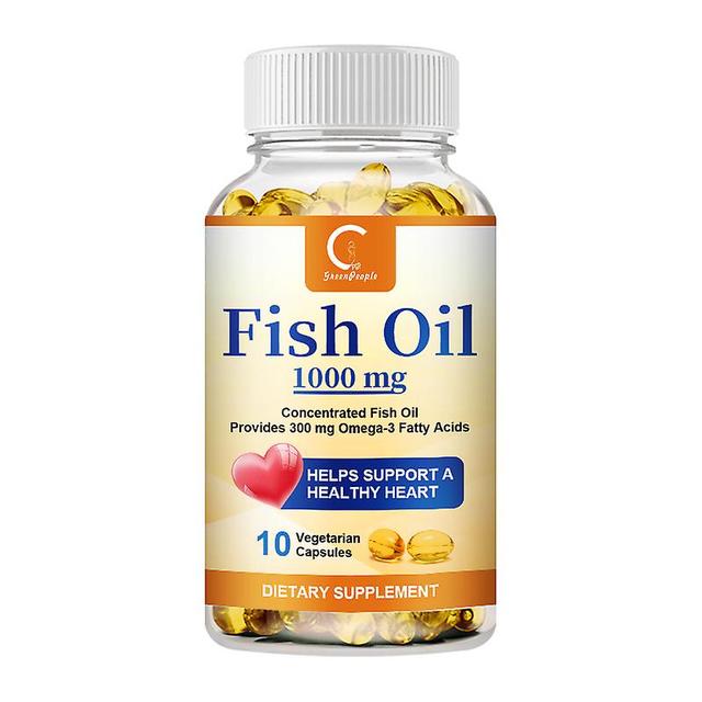 Vorallme Fish Oil Concentrate Omega-3 Fatty Acids Helps Brain Heart Health Care Brain Development Nutritional 10pcs on Productcaster.