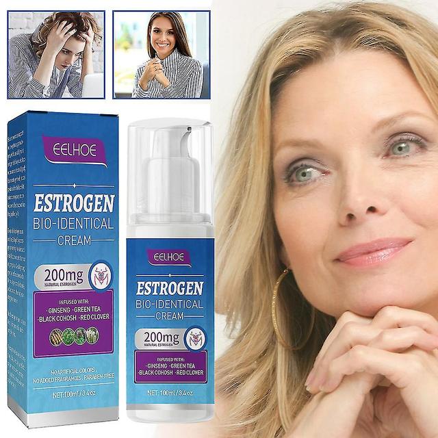 Jindong 100ml Estro-gen crème voor het verlichten van de menopauze - verbetert uw interne en externe balans metabolisme Jd on Productcaster.