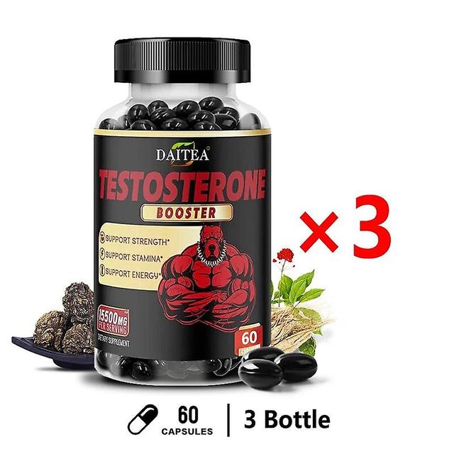 Visgaler Daitea Testosterone Booster For Men Beneficial In Promoting Muscle Mass, Energy Booster And Endurance, Strength Performance 3 bottle on Productcaster.