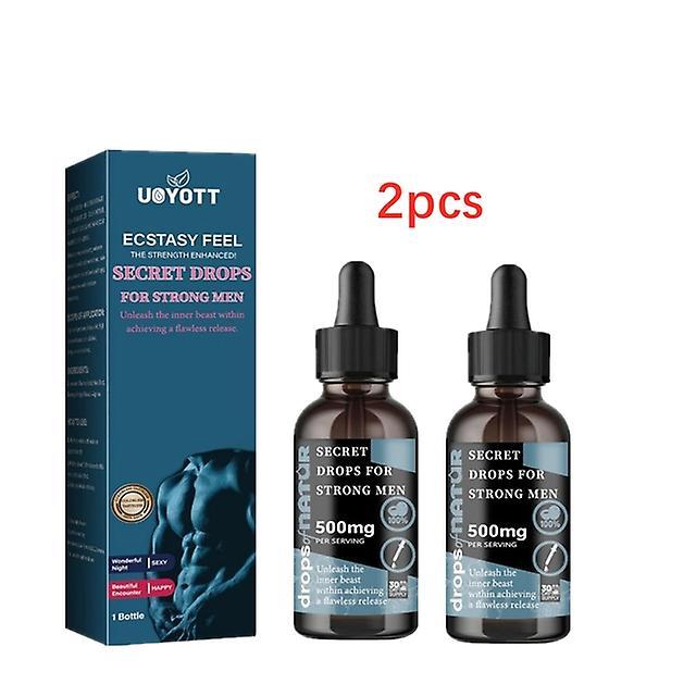 Scvvd 2PCS hemmelige dråber til stærke mænd Forøg seksuel følsomhed Mænd udholdenhed øge for voksne 30ml Dr on Productcaster.