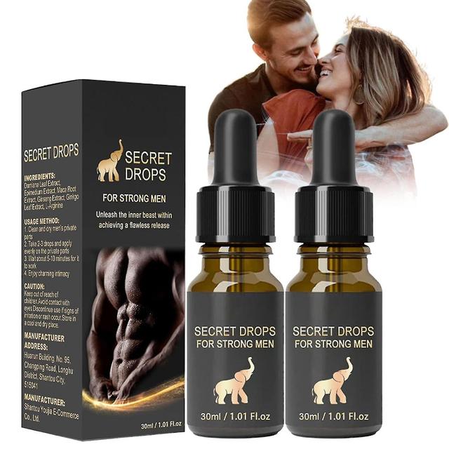 Secret Drops, Secret Drops For Strong Men, Herbal Secret Drops, Enhanced Secret Drops, Secret Happy Drops For Men Supplement Drops 2pcs on Productcaster.