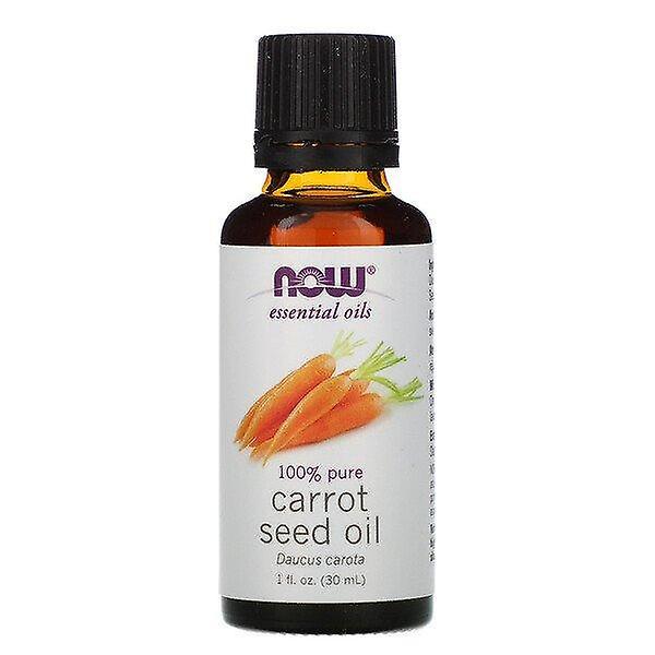 NOW Foods Nu livsmedel, eteriska oljor, morot fröolja, 1 fl. oz. (30 ml) on Productcaster.