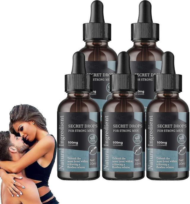 30 ml tajné šťastné kvapky pre silných mužov - ústne kvapky pleasurepeak, hormóny posilňujúce intimitu zvyšujúce citlivosť a potešenie 5ks - 150ml on Productcaster.