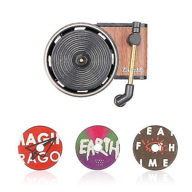 Zk-car Record Player Aromatherapy Car Air Freshener Spin Phonograph Perfume For Auto Vent Clips With 3 Pcs Aromatherapy-wtake on Productcaster.