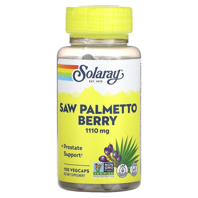 Solaray, Saw Palmetto Berry, 555 mg, 100 VegCaps on Productcaster.