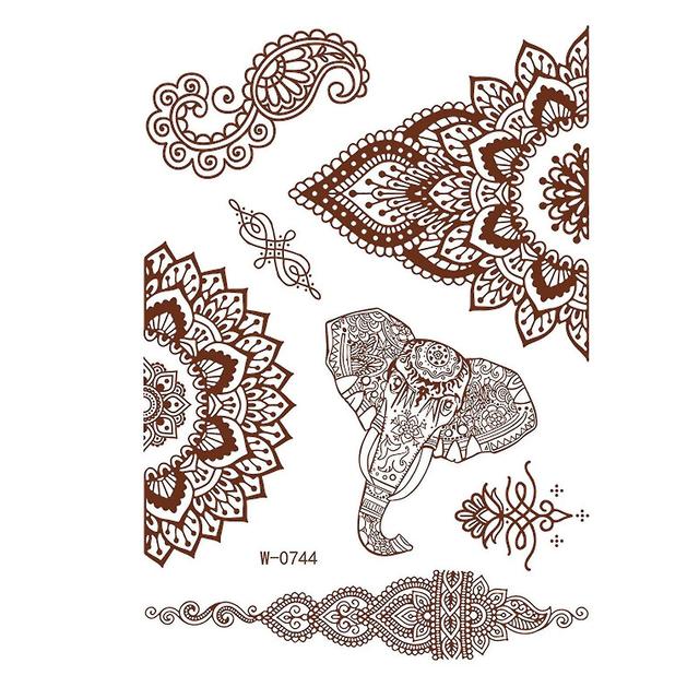 Szmtcv Temporary Tattoo Sticker Waterproof Diy Body Tattoo Patch Long Lasting Personalized Sticker 0744S on Productcaster.