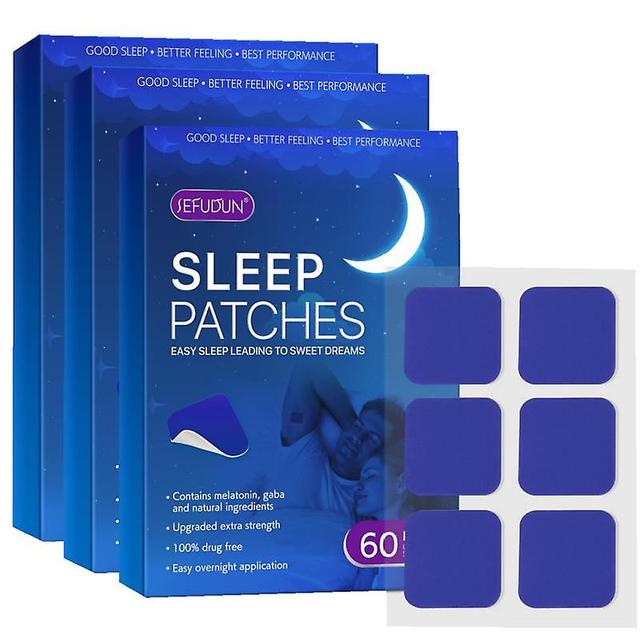 180 Patches Natural Herbal Sleep Aid Afslappende soveplaster Forbedre søvnløshed Wake on Productcaster.