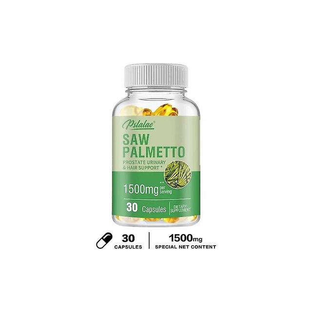 Visgaler Saw Palmetto Supplement - Promotes Prostate Health, Prevents Hair Loss, Promotes Hair Growth, Promotes Urinary Tract Health 30 Capsules on Productcaster.