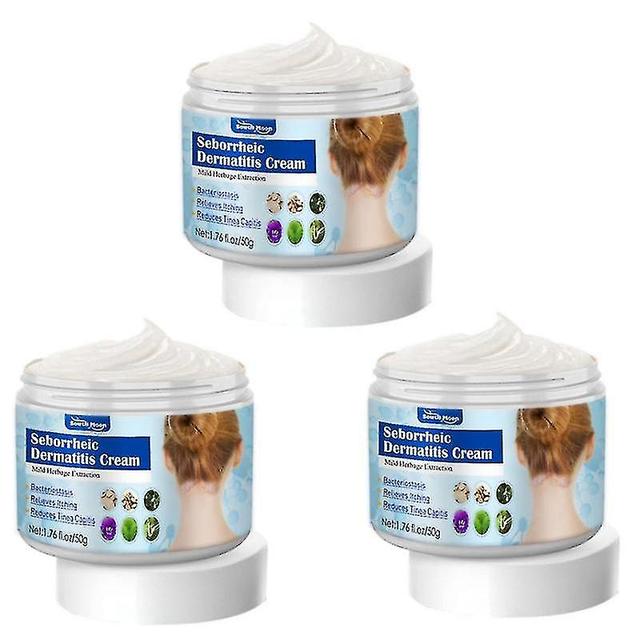 Mike Seborreica Skin Cream Head Acne Pruritus Scalp Ringworm Skin Problem Repair 3pcs on Productcaster.