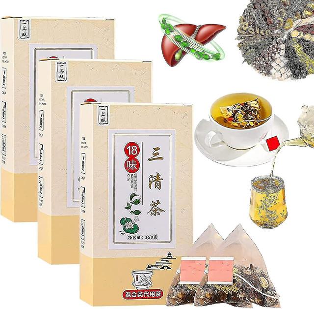 Everyday Nourishing Liver Tea, Nourishing Liver And Protecting Liver Tea, Tian Tian Qing Da Cha Tea, Nourishing Liver Detox Tea hg.3.4 3boxes on Productcaster.