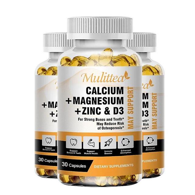 Venalisa Mulittea Calcium Magnesium Zinc Vitamin D3 for Increase Immune System Function helps Bones Teeth Nerve Health Supplement 3 Bottles 60pcs on Productcaster.