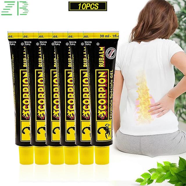 Qian 10pcs Pain Relief Cream Powerful Efficient Scorpion Venom Ointment Treat Muscle Rheumatism Arthritis Joint Neuralgia Acid Stasis on Productcaster.