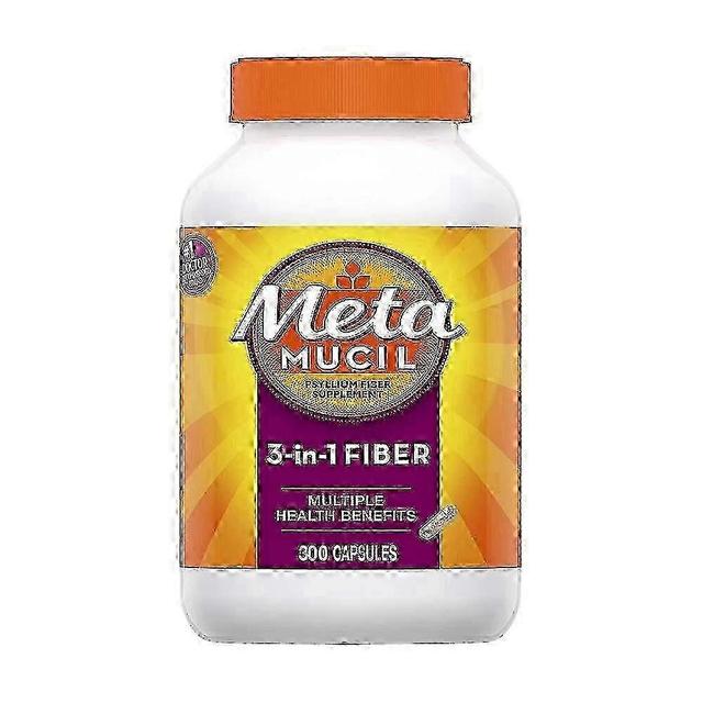 Metamucil 3-in-1 psyllium fiber supplement, capsules, 300 ea on Productcaster.