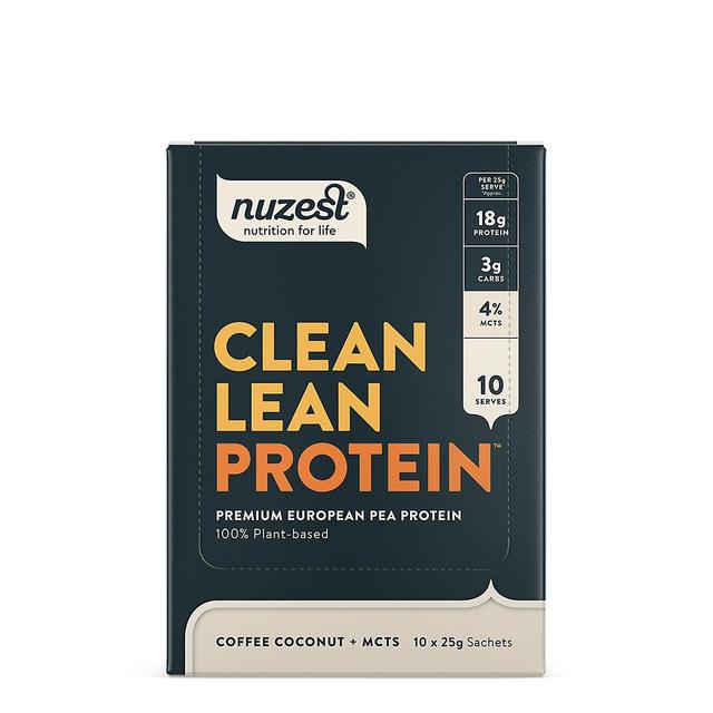 Nuzest clean lean protein coffee coconut + mcts 10 x 25g on Productcaster.