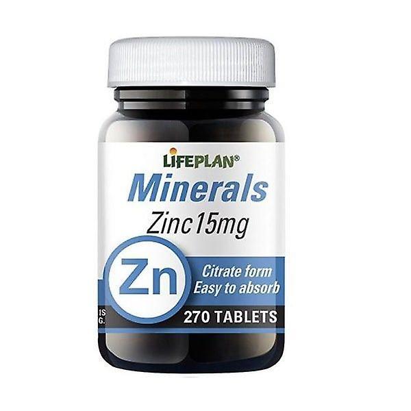 Life Plan Lifeplan Zinkcitrat 15mg Faner 270 (FA5212 ) on Productcaster.