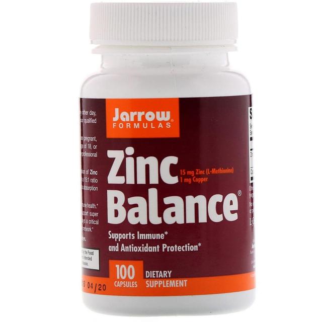 Jarrow Formulas, Zinc Balance, 100 Capsules on Productcaster.