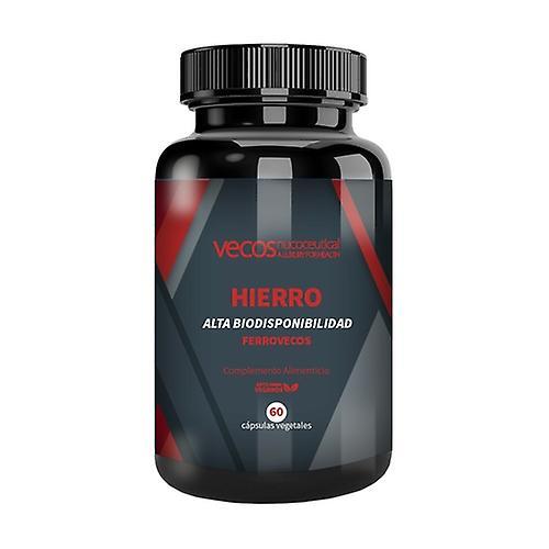 Vecos High bioavailability microencapsulated and liposomal iron 60 vegetable capsules on Productcaster.