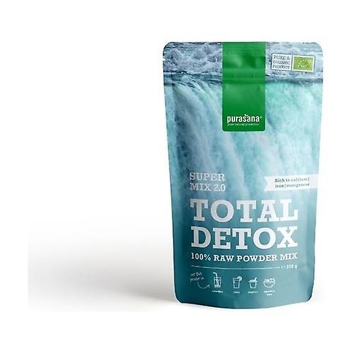 Purasana Organic Total Detox Blend 250 g of powder on Productcaster.