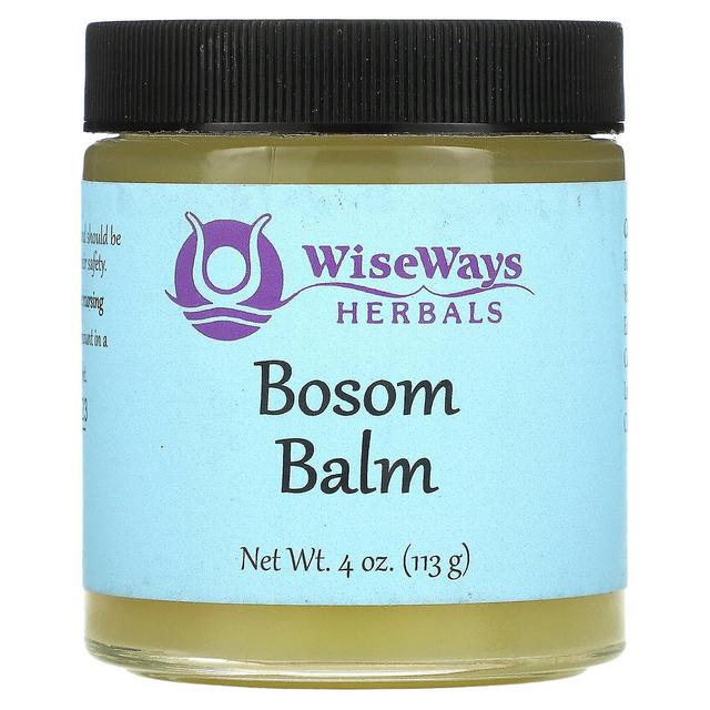 WiseWays Herbals, LLC, Bálsamo Bosom, 4 oz (113 g) on Productcaster.