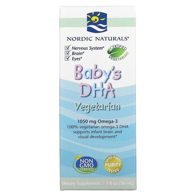 Nordic Naturals, Baby's DHA, Vegetar, 1 fl oz (30 ml) on Productcaster.