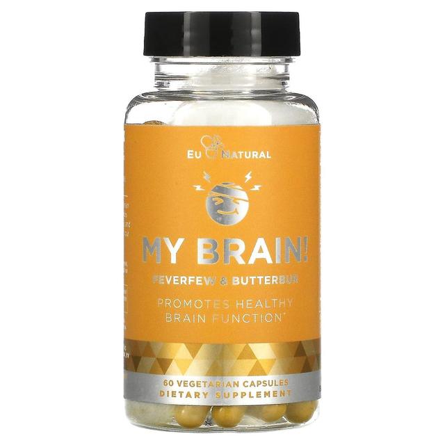 Eu Natural, My Brain!, Feverfew & Butterbur, 60 Cápsulas Vegetarianas on Productcaster.