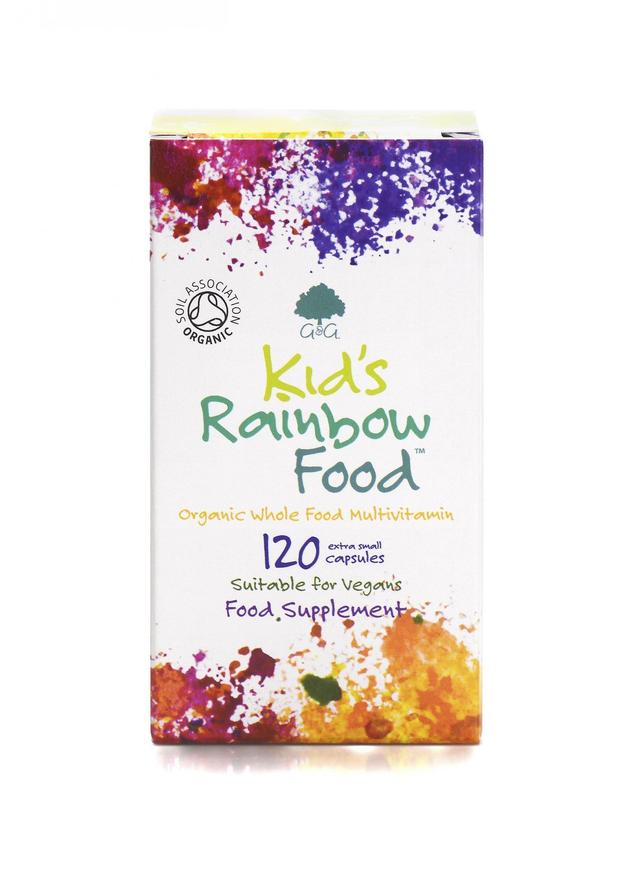 G&g vitamins kids rainbow food (organic) 120's on Productcaster.