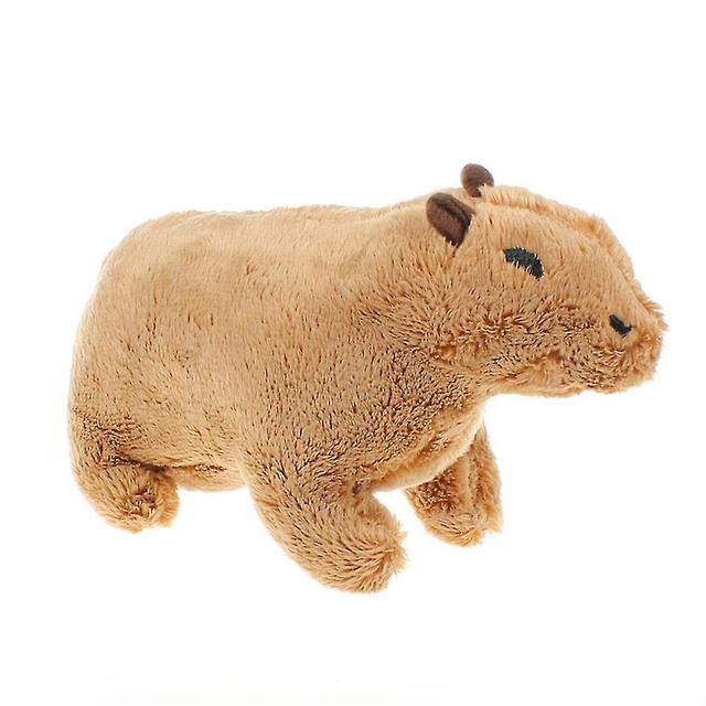 Scacv Capybara Nagetiere Plüschtier Super Soft Cartoon Tierkissen pp Baumwolle gefüllt Plüsch Aniamls Puppe Braun 20cm on Productcaster.