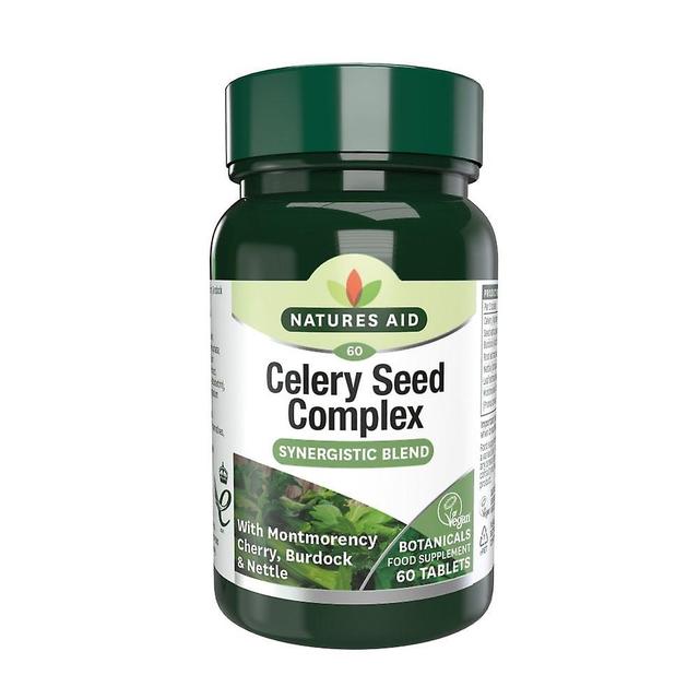 Natures Aid Selleri Seed Complex med Montmorency Cherry, 60 Tabletter on Productcaster.