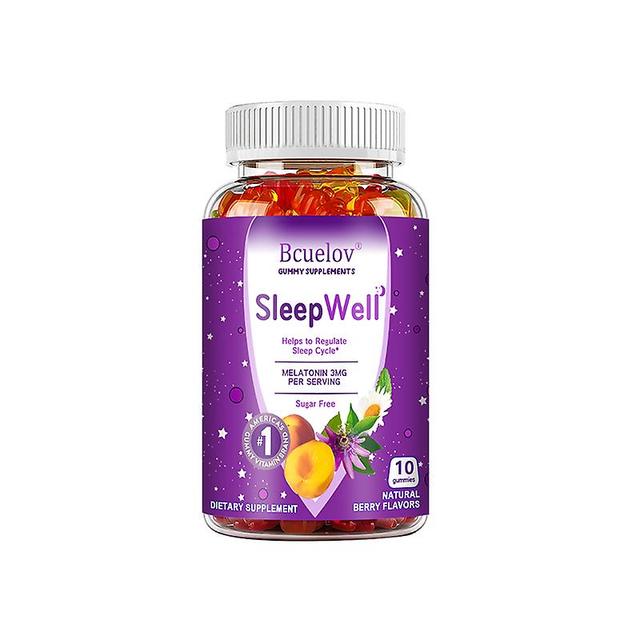 Vorallme Fast Sleep Gummies - melatoniini, parantaa muistia ja unta parantaa unettomuutta lievittää ahdistusta parantaa unen laatua 10 Count on Productcaster.