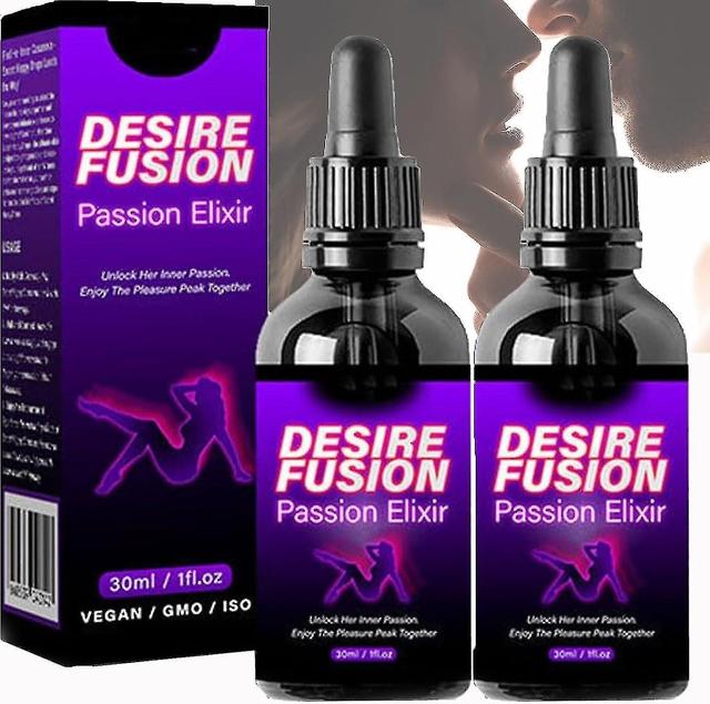 2pcs Desire Fusion Passion Elxir Libido Booster For Women Enhance Self-confidence Increase Attractiveness Ignite The Love Spark on Productcaster.