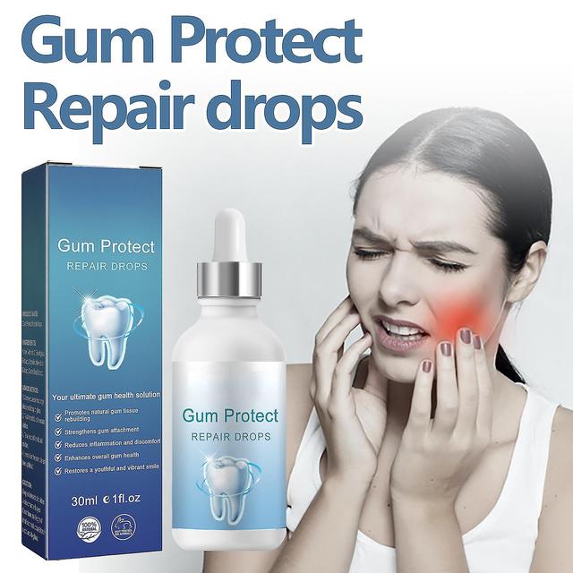 Gum Protect Repair Drops, Gum Regrowth Drops, Gingival Care And Restoration Agent, Gum Disease Treatment For Gum Health Hk 1pcs on Productcaster.