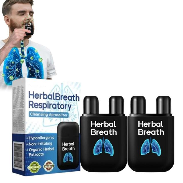 Zhenv Aérosolisateur nettoyant respiratoire Breathe à base de plantes, spray nettoyant pour les poumons à base de plantes Breath Detox, brume netto... on Productcaster.